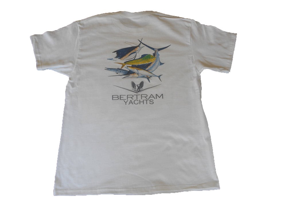 Bertram Yachts Fisch Langarm T-Shirt Bertram Yachts Fisch Langarm T-Shirt von MaritimeTees