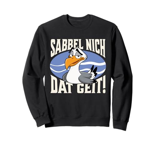 "Sabbel Nich, Dat Geit!" Lustiger Möwe Spruch Damen Herren Sweatshirt "Sabbel Nich, Dat Geit!" Lustiger Möwe Spruch Damen Herren Sweatshirt von Maritimes Design Nordsee Ostsee Möwe Plattdeutsch