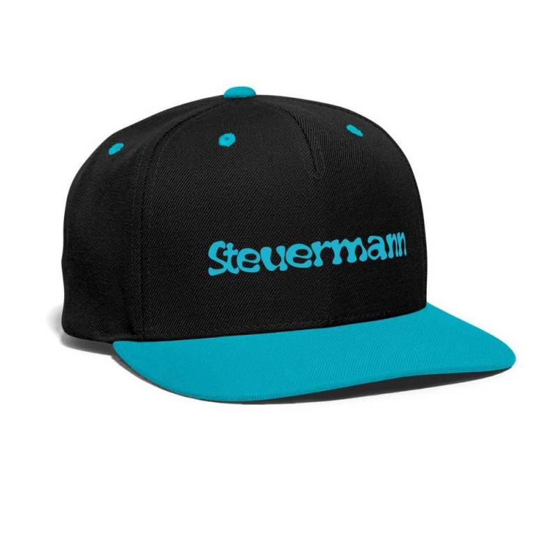 Maritimia Baseball Cap Steuermann Cap Club-Edition - Schwarz/Türkis von Maritimia
