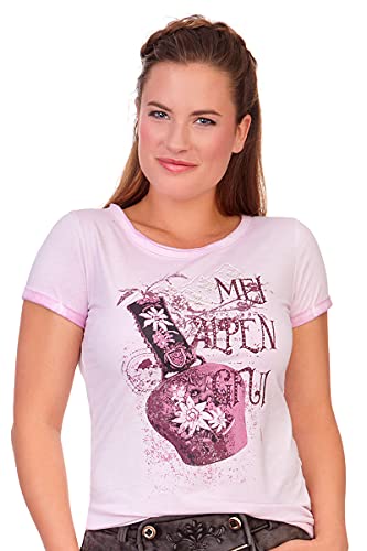 MarJo Trachtenshirt Damen - ALPENGFUI - pink Lavender von MarJo