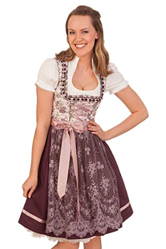 MarJo Midi Dirndl 2tlg. - Danny - Mauve von MarJo