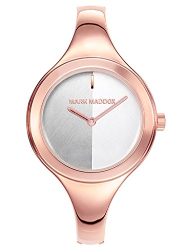 Mark Maddox Damen Analog Quarz Uhr mit Edelstahl Armband MF2003-97 von Mark Maddox