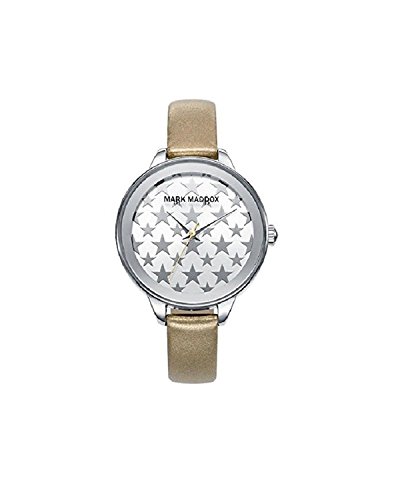 Mark Maddox Damen Analog Quarz Uhr mit Leder Armband MC6008-10 von Mark Maddox