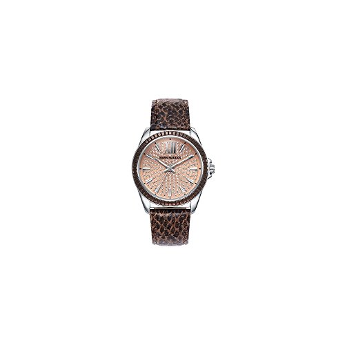 Mark Maddox Damen Analog Quarz Uhr mit PU Armband MC6007-93 von Mark Maddox