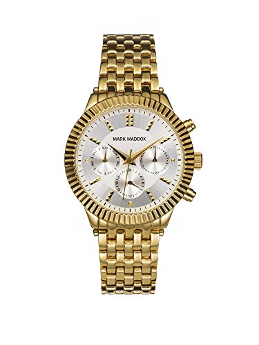 Mark Maddox Damen Multi Zifferblatt Quarz Uhr mit Edelstahl Armband MM0009-27 von Mark Maddox