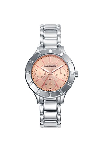 Mark Maddox Damen Multi Zifferblatt Quarz Uhr mit Edelstahl Armband MM7008-97 von Mark Maddox