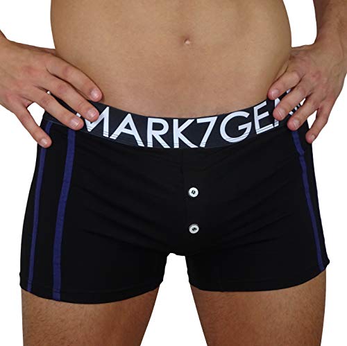 Mark7Gear - Kelson, Underwear/Loungewear Herren Pant in Night Black, Large, mit Jock-UP Technologie von Mark7Gear