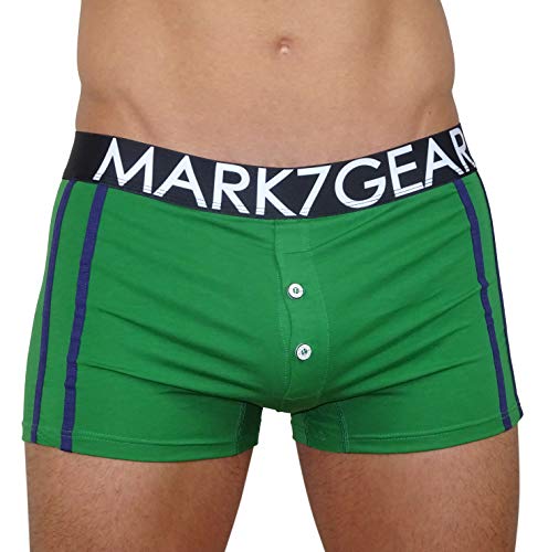 Mark7Gear - Kelson, Underwear/Loungewear Herren Pant in Pure Green, Large, mit Jock-UP Technologie von Mark7Gear