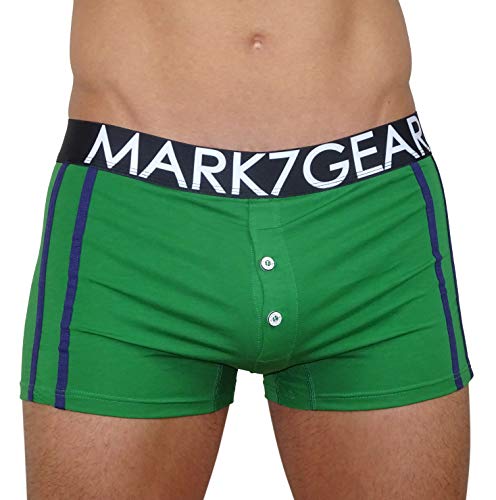 Mark7Gear - Kelson, Underwear/Loungewear Herren Pant in Pure Green, Small, mit Jock-UP Technologie von Mark7Gear