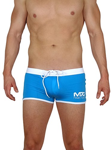 Mark7Gear - Ocean Force - Azure, Swimwear Herren, X-Large, mit eingearbeitetem Jockstrap von Mark7Gear