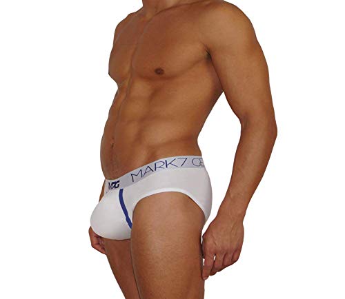 Mark7Gear Herren Slip Reef - Weiss - mit Sports Booster Technology, Small von Mark7Gear