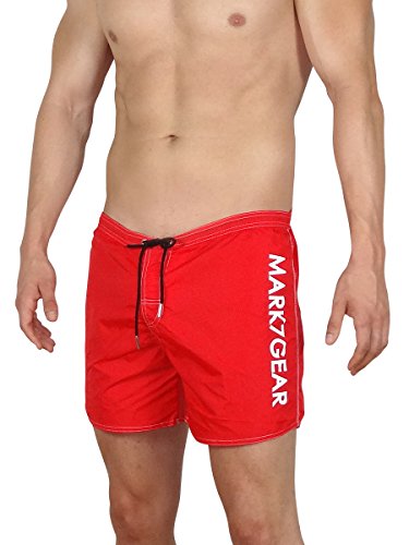 Mark7Gear - Sports Raider - Classic Red, Swimwear Herren, XX-Large, mit eingebautem Sports-Jockstrap von Mark7Gear