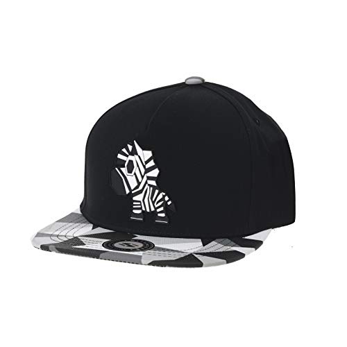 MarkMark Snapback Hut Zebra Paper Fold Patch Geometrie Muster Flache Krempe Baumwolle Baseball Cap TR2936, Schwarz , 58 von MarkMark