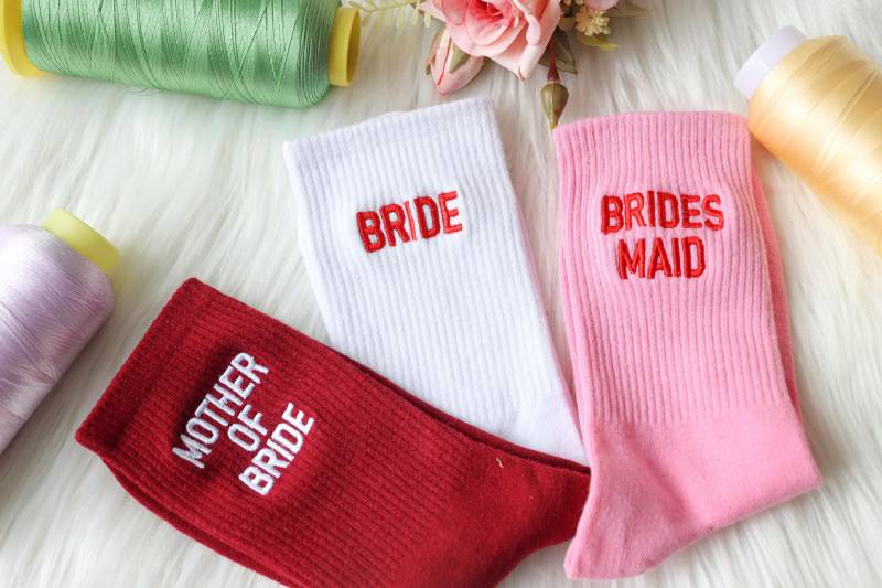 Customized Embroidered Socks With Yourtext, Logo, Sports Socks, Team Personalized Party Exclusive von MarkOences