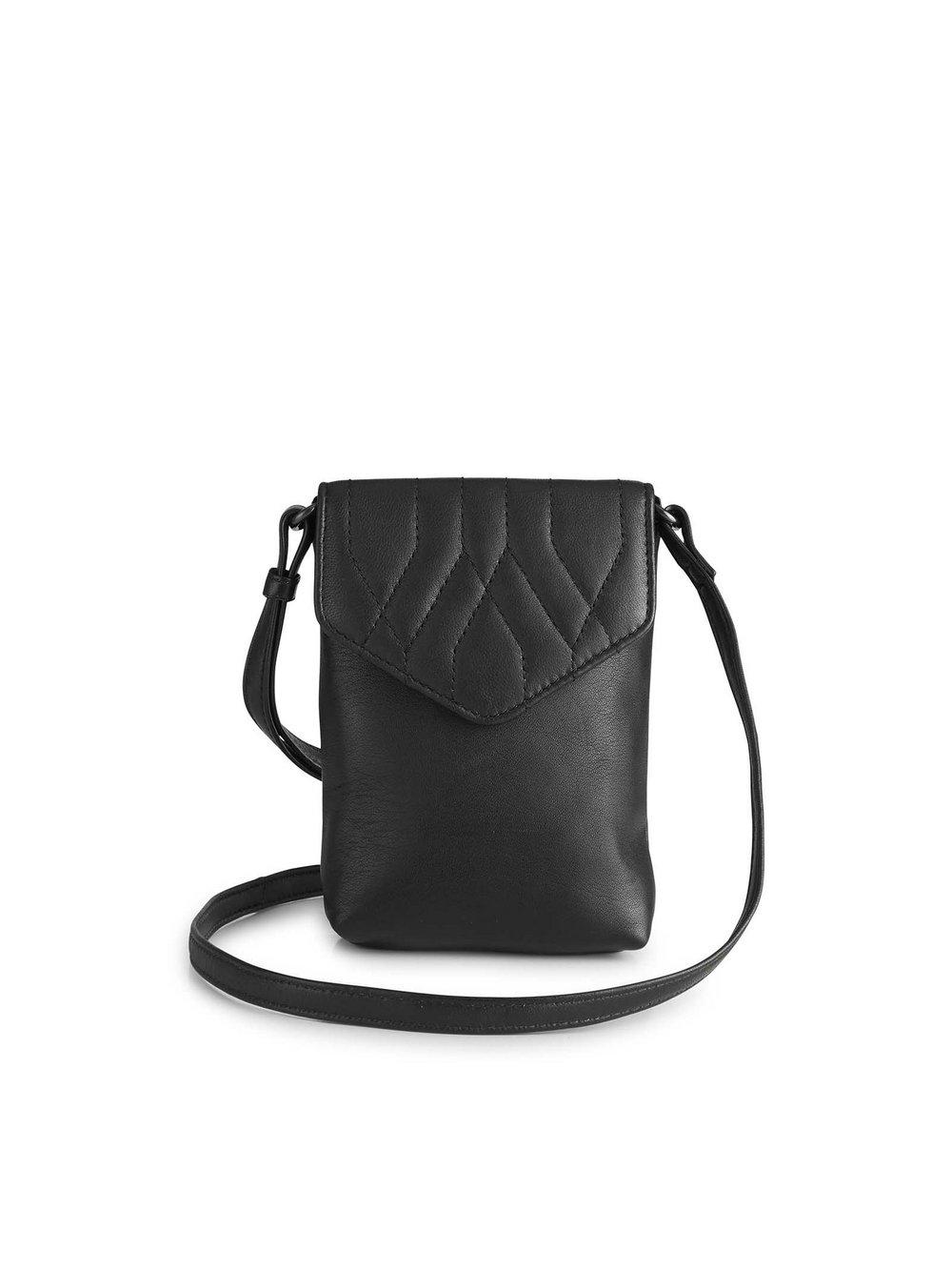 Markberg Handytasche Damen Leder, schwarz von Markberg