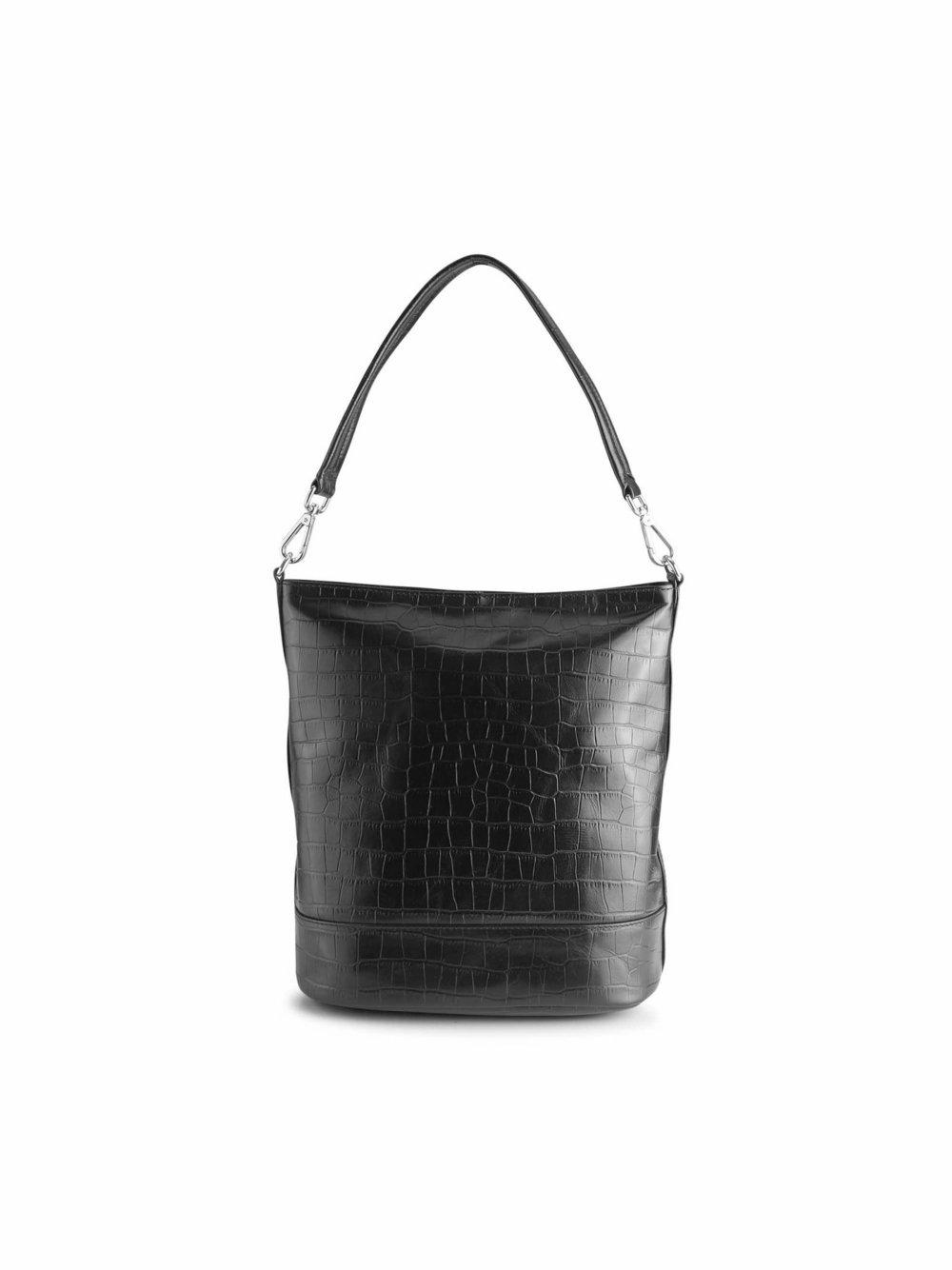 Markberg Schultertasche Damen Leder, schwarz von Markberg