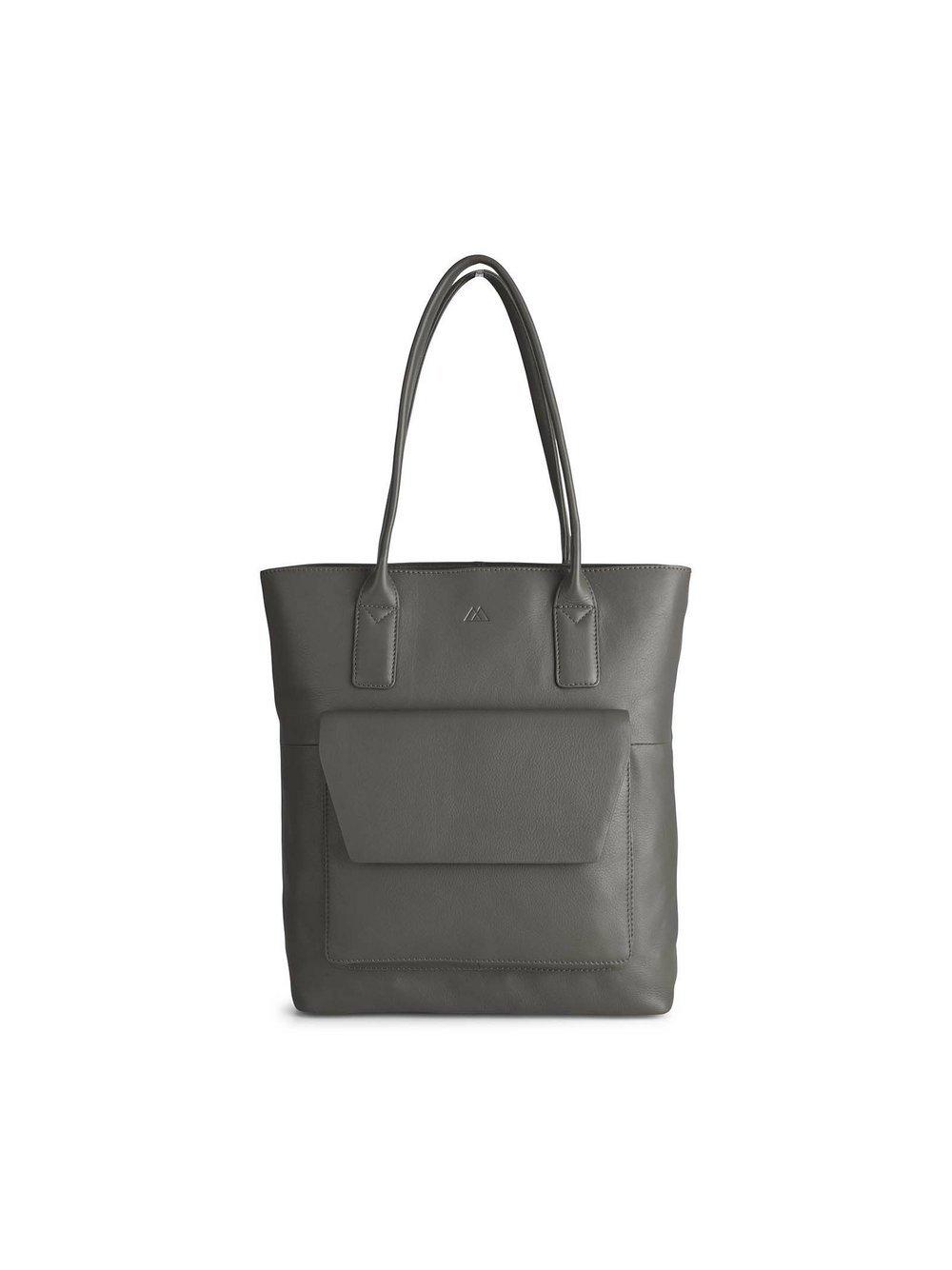 Markberg Shopper Damen Leder, grau von Markberg