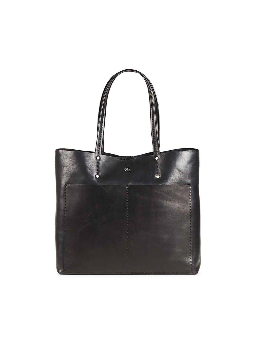 Markberg Shopper Damen Leder, schwarz von Markberg