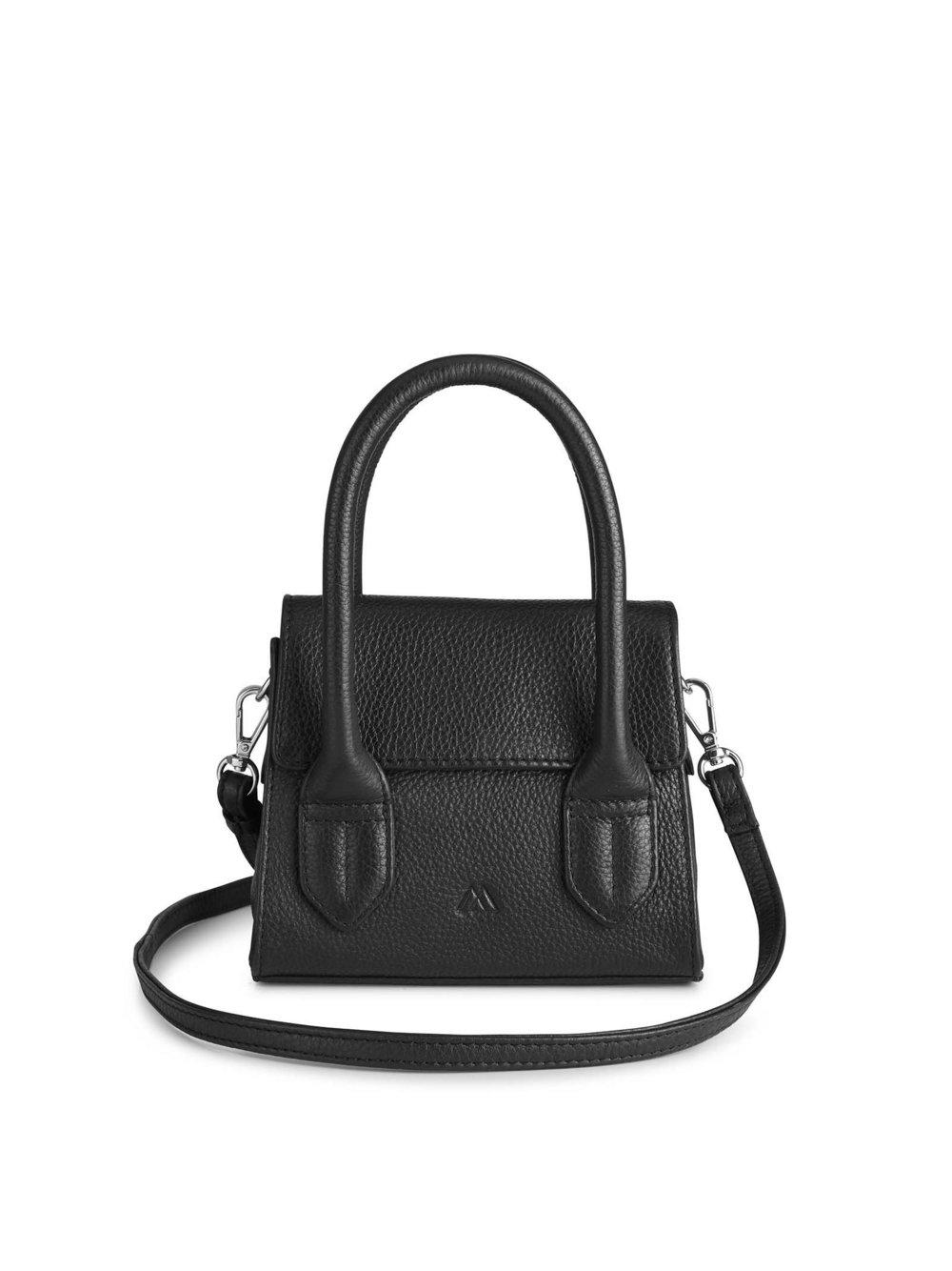 Markberg Mini-Tasche Damen Leder, schwarz von Markberg