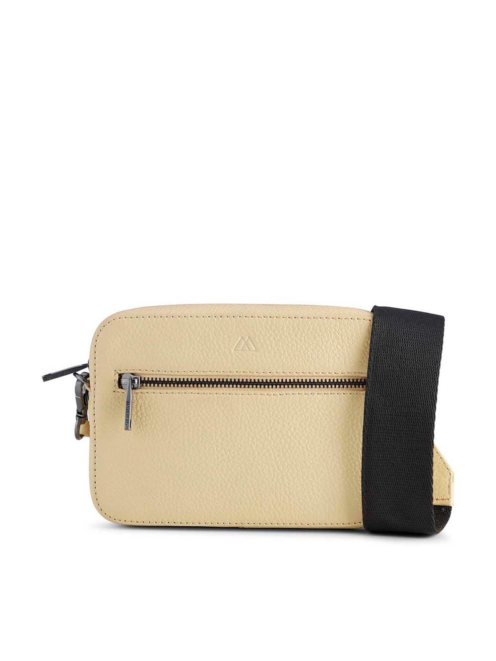 Markberg Umhängetasche Damen Leder, beige von Markberg