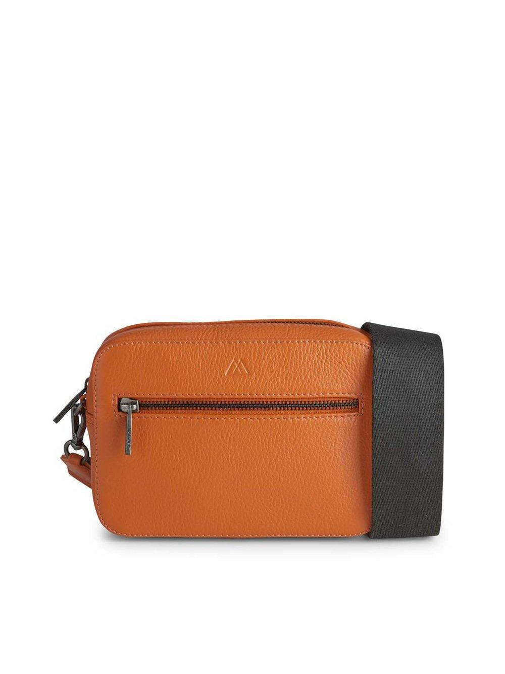 Markberg Umhängetasche Damen Leder, orange von Markberg