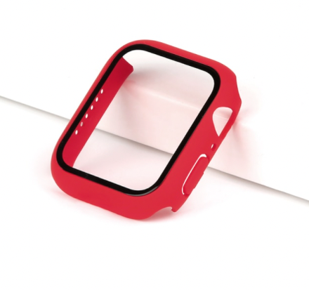 Apple Watch Hartschalenkoffer - Rot - 45mm von 123watches.de