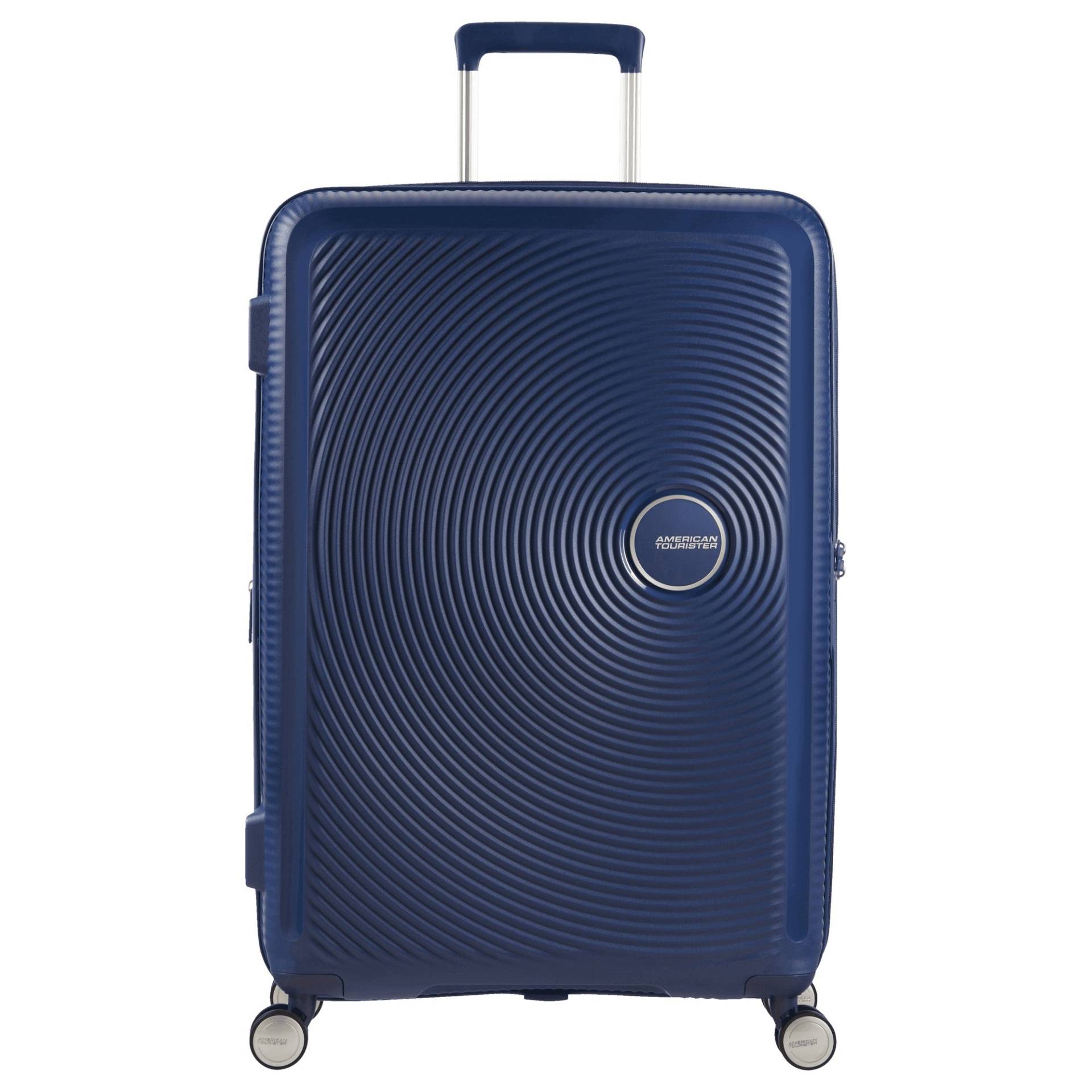 American Tourister Soundbox - 4-Rollen-Trolley 67 cm erw. (blau) von Markenkoffer DE
