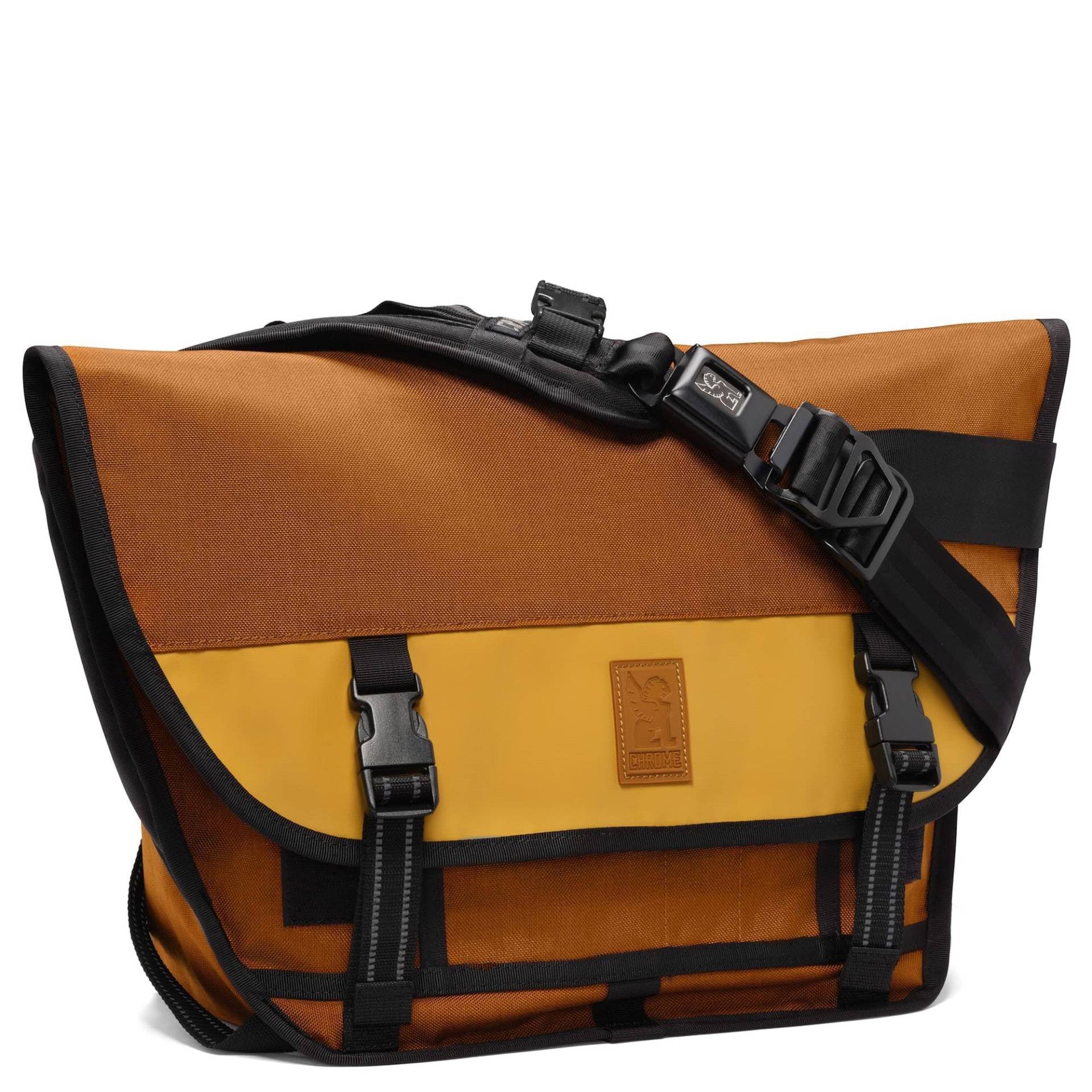 Chrome MiniMetro Kuriertasche 20 - Umhängetasche 51 cm (amber tritone) von Markenkoffer DE