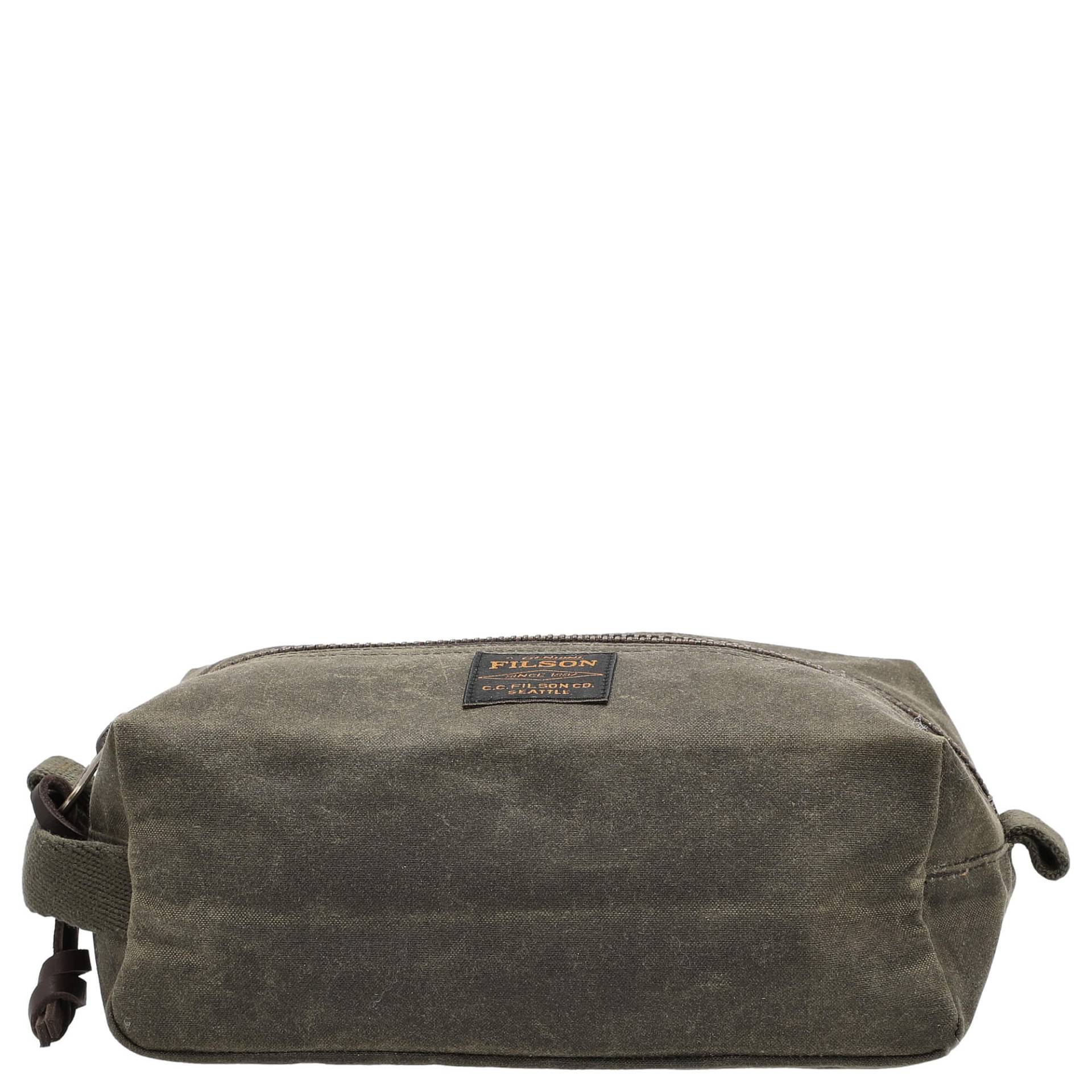 Filson Tin Cloth - Kulturbeutel 23 cm (otter green) von Markenkoffer DE