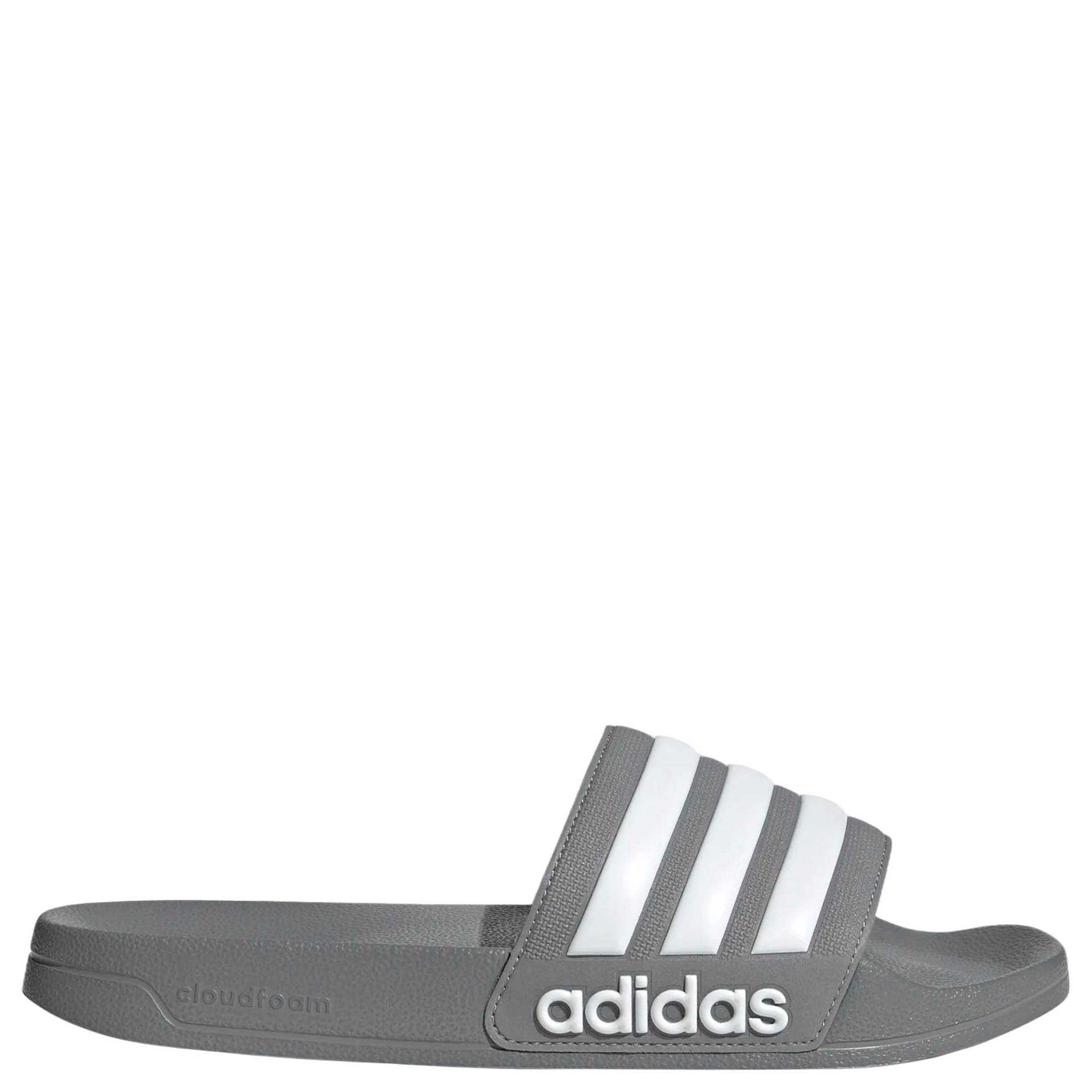 adidas Uni Adilette Shower - Badeschuh GY1891 (grey three/ftwr white/grey three, 39) von Markenkoffer DE