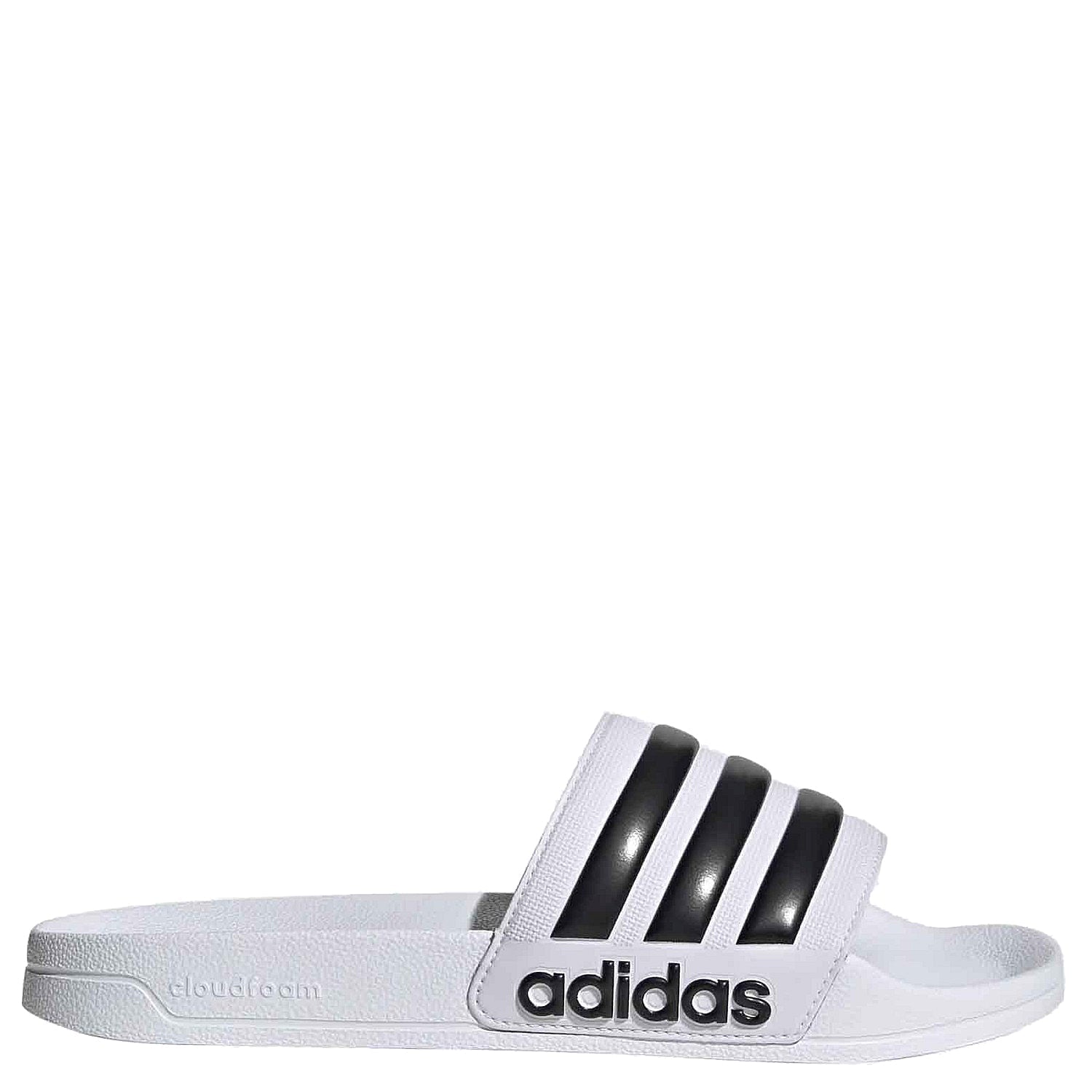adidas Uni Adilette Shower - Badeschuh GZ5921 (cloud white/core black/cloud white, 46) von Markenkoffer DE