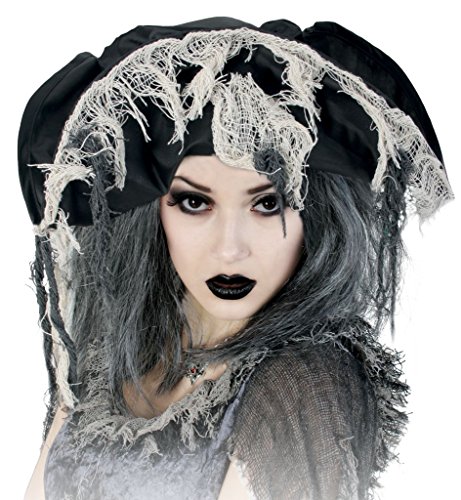 FASCHING 38018 Hut Zombie-Pirat Piratenhut schwarz NEU/OVP von Markenlos