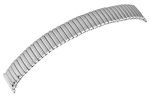 Metall Zugband Uhrenarmband Uhrenband Ersatzband Ersatzarmband Uhrband Armband Silberfarbig Stegbreite 22mm, Stärke 4mm, Gesamtlänge 16cm 835201820002 Metall Zugband Uhrenarmband Uhrenband Ersatzband Ersatzarmband Uhrband Armband Silberfarbig Stegbreite 22mm, Stärke 4mm, Gesamtlänge 16cm 835201820002 von Markenlos