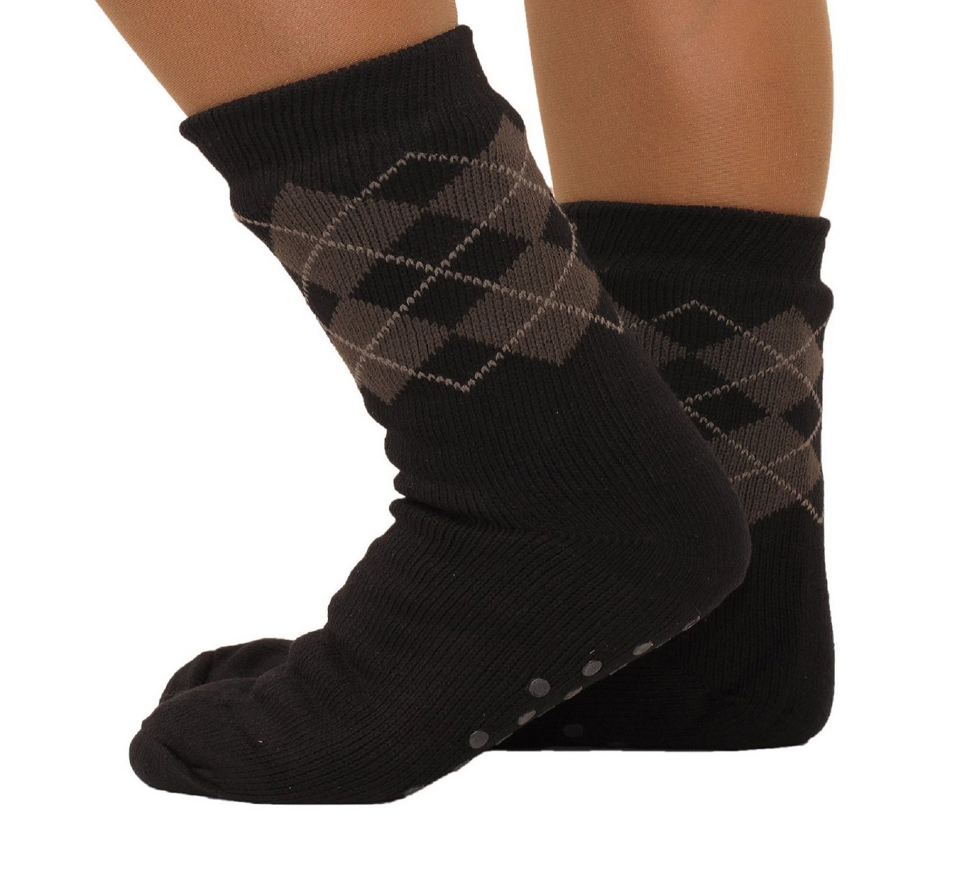 Markenwarenshop-Style Haussocken Herren Hüttensocken Hüttenschuhe Hausschuhe ABS Teddy Gr.42-47 Farbe: von Markenwarenshop-Style