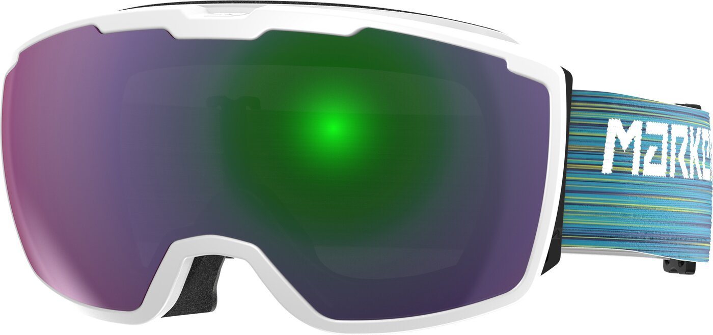 Marker Skibrille PERSPECTIVE+ WHITEw/GREEN PLASMA MIR von Marker