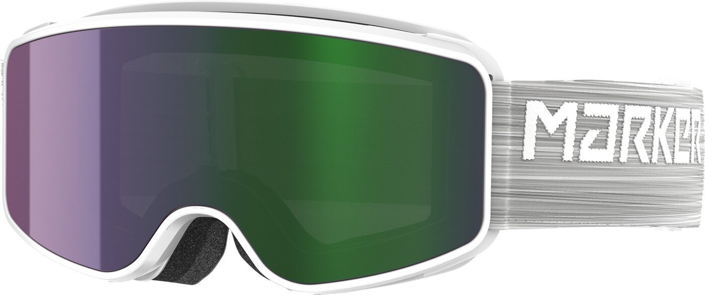 Marker Skibrille SQUADRON JR SNOWWHITE w/GREEN SCREE von Marker