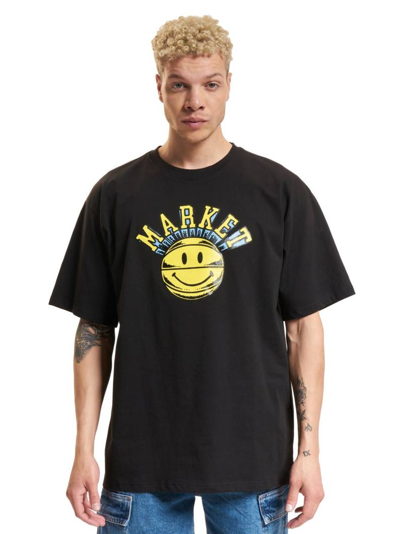 Market Market Smiley Hoops T-Shirts schwarz von Market