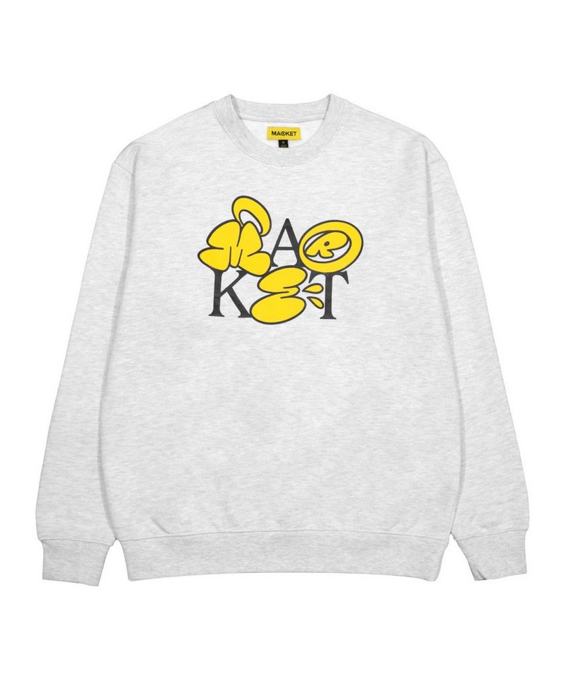 Market Sweatshirt Bubble Letter Crewneck Sweatshirt von Market