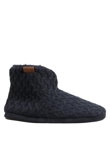 Marks & Spencer Herren Gestrickte Freshfeet Hausschuh, Dark Navy von Marks & Spencer