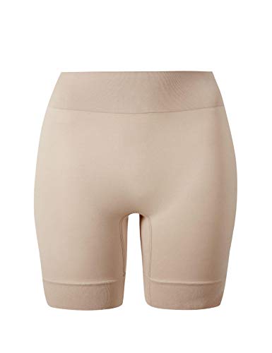 Marks and Spencer Women's Cool Comfort Anti Rub Shaping Mid Length Short Panty, Almond, 8-10 von Marks & Spencer