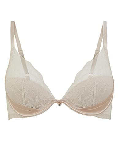 Marks and Spencer Damen T81-6380b-kn Plunge-BH, Alabaster, 65E von Marks & Spencer