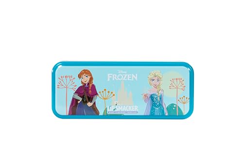 Lip Smacker Frozen Artisan Picnic Travel Beauty Tin, von Frozen Inspiriertes Set mit Lipgloss, Cremes, Make-up-Applikatoren und Haar-Accessoires von Markwins