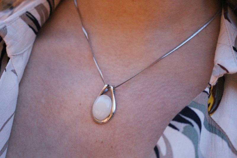 sterling Silber Oval Muttermilch Anhänger Diy Kit von MarkyBabyMilkJewelry