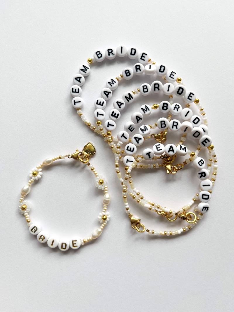 Personalisiertes Jga Armband - Team Bride & Personalisiertes Jga Armband - Team Bride & von Marleonora