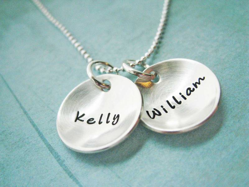 sterling Silber Benutzerdefinierte Schalenförmige Anhänger von MarleyJaneDotCom