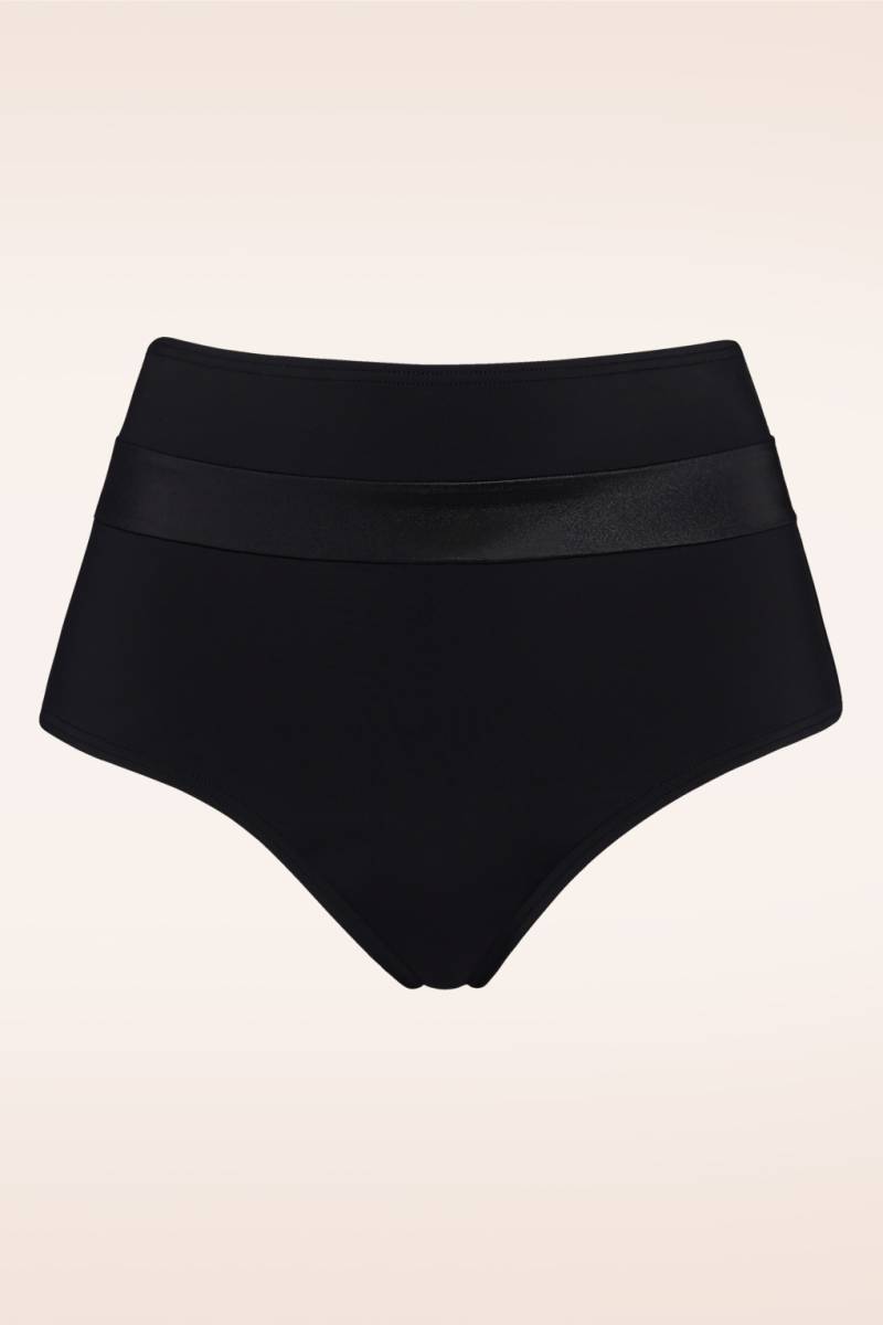 Cache Coeur Slips mit hoher Taille in Schwarz von Marlies Dekkers