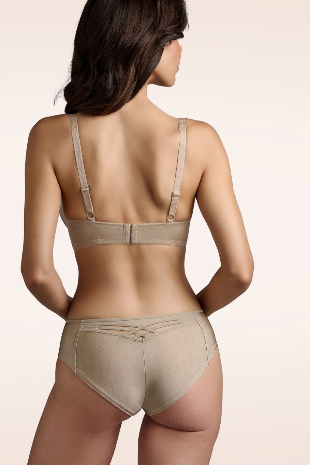 Dame de Paris Shimmering Slip in Beige von Marlies Dekkers