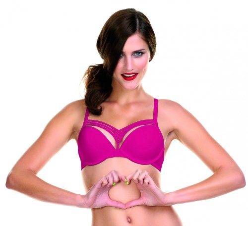 Marlies Dekkers Dame de Paris, Push Up in der Trend und Mode – Farbe Guave – pink B – C – D Cup 70 – 90, Grösse:80 D;Farbe:Mehrfarbig von Marlies Dekkers