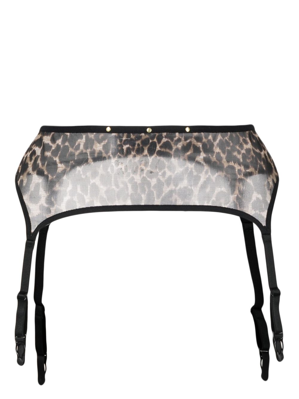 Marlies Dekkers Vixen Strumpfhalter mit Leoparden-Print - Braun von Marlies Dekkers