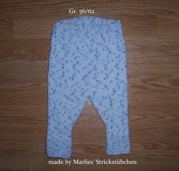 Babyhose in Gr. 56/62 Babyhose in Gr. 56/62 von MarliesSockenundmehr